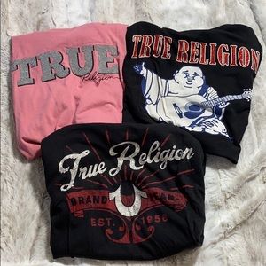 True Religion Tee bundle Size Medium